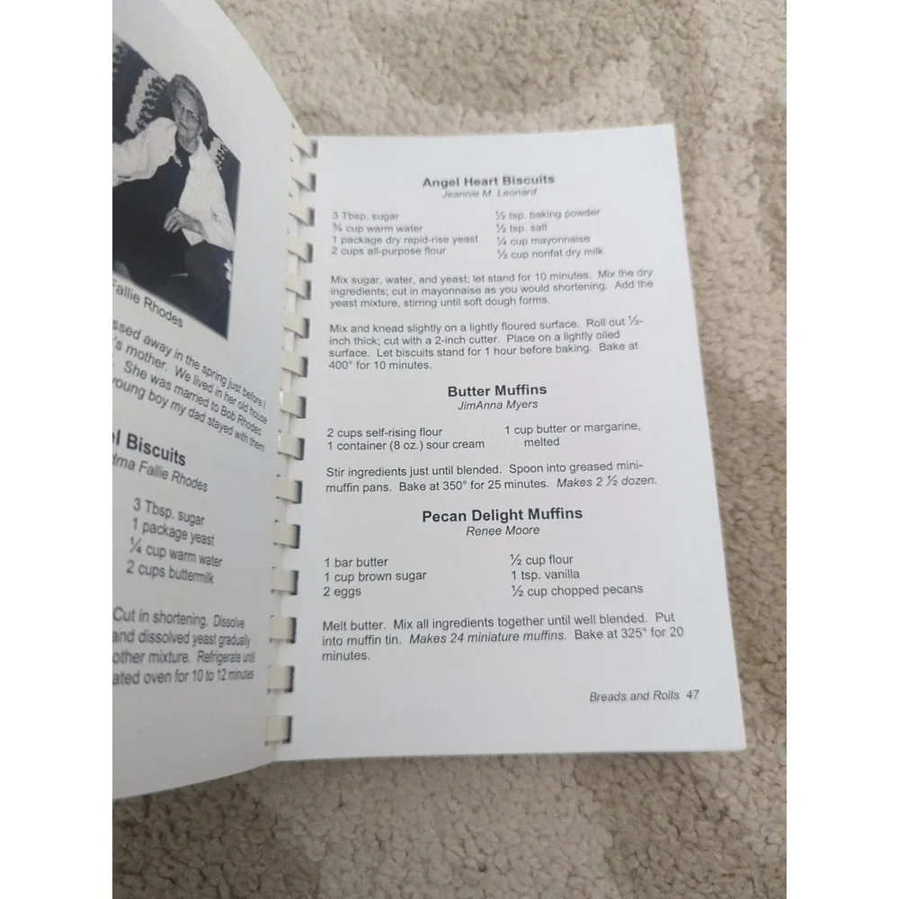 Collection Of Recipes Jessica Goins Lexington, NC Spiral Cookbook 2006‎